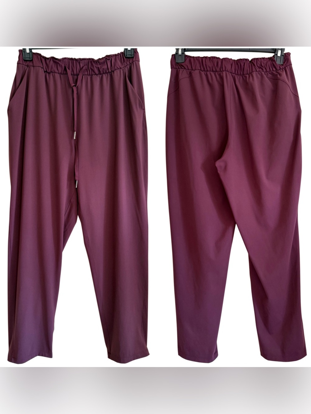 LULULEMON Athleisure Lightweight Stretchy Casual On The Fly Pull-On Pants Sz 10